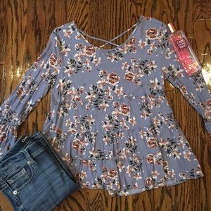 small floral blouse